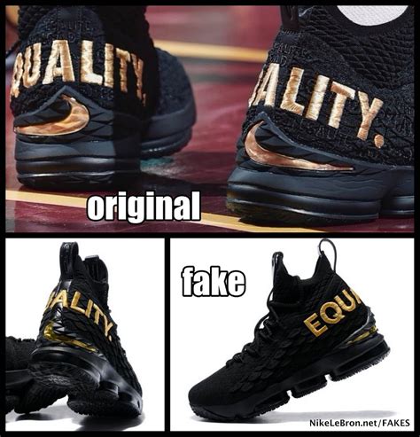 nike lebron 15 fake vs real|how to detect a fake nike.